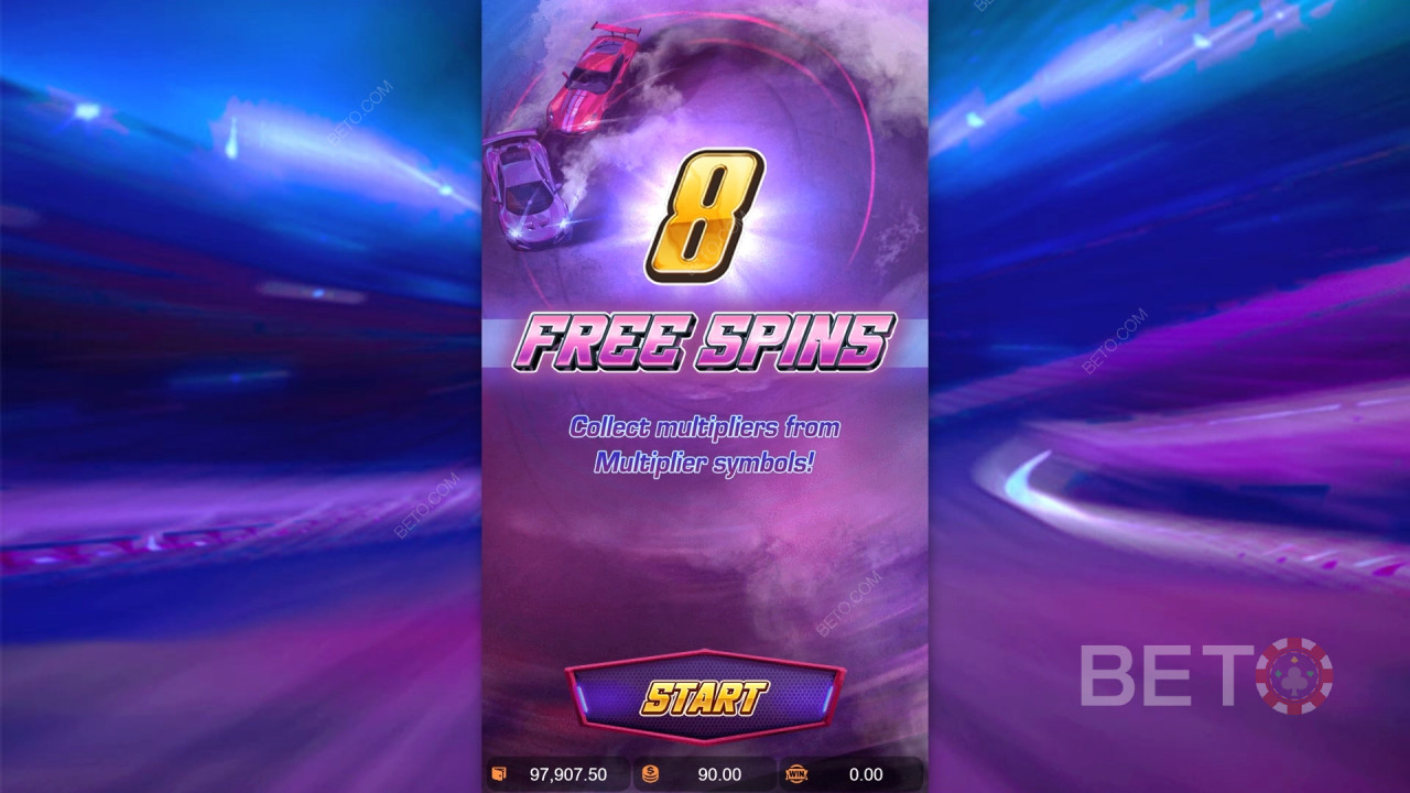 Бонусные функции, объясненные в Speed Winner by PG Soft