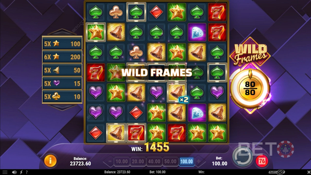 Широкая игровая сетка в Wild Frames