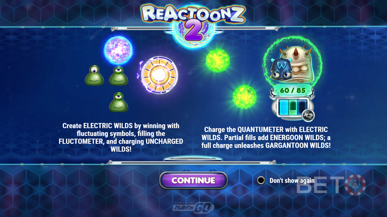 Наслаждайтесь несколькими выигрышами подряд благодаря мощным вайлдам и функциям - Reactoonz 2 от Play n GO