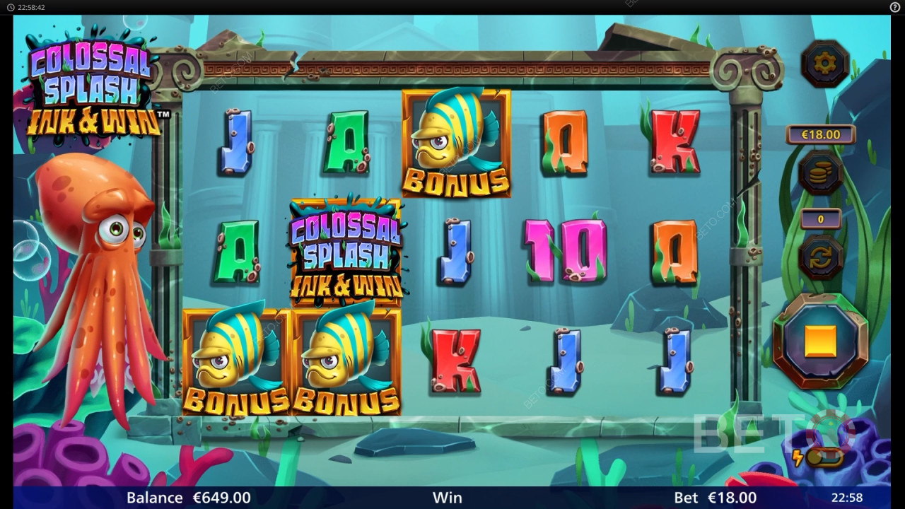 Colossal Splash Ink & Win Играть Бесплатно