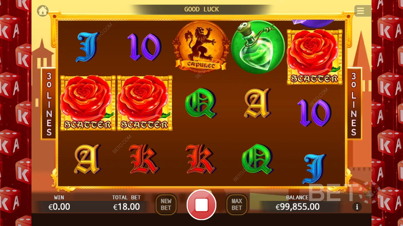 Ромео и Джульетта Обзор от BETO Slots