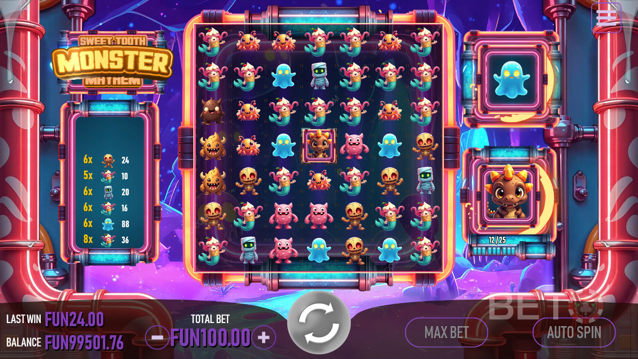 Sweet Tooth Monster Mayhem Играть Бесплатно