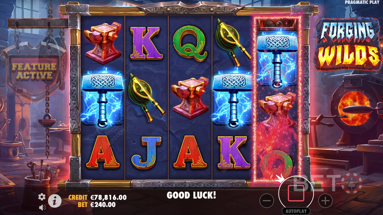Обзор Forging Wilds от BETO Slots