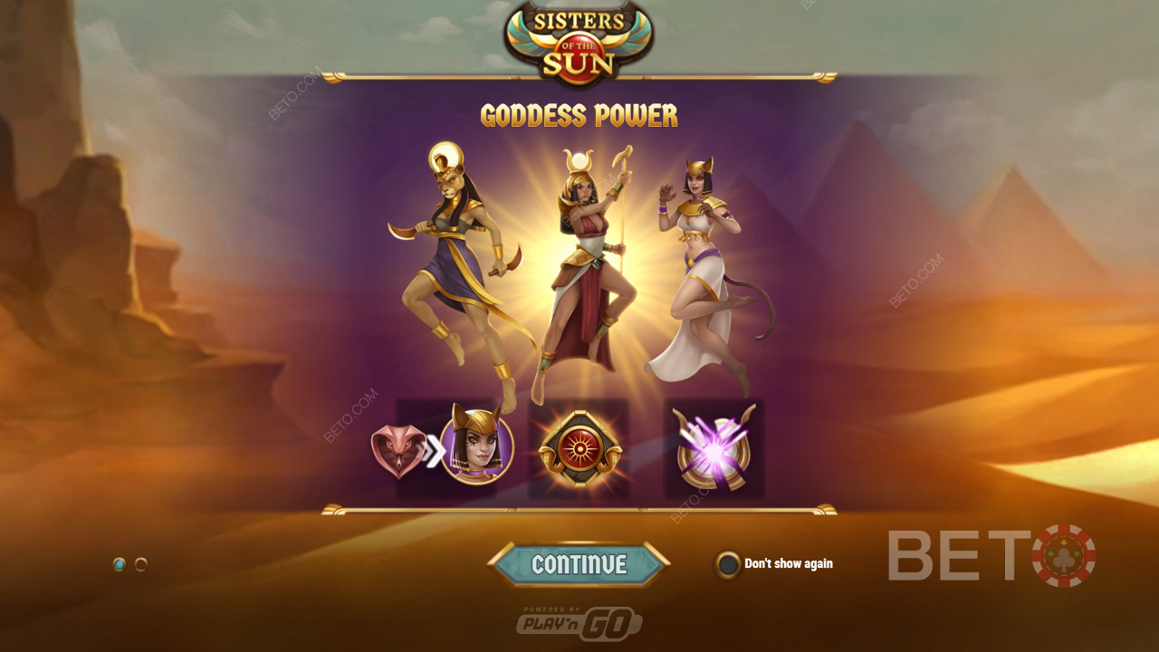 Конвертируйте невыигрышные спины в выигрышные с помощью функции Goddess Power