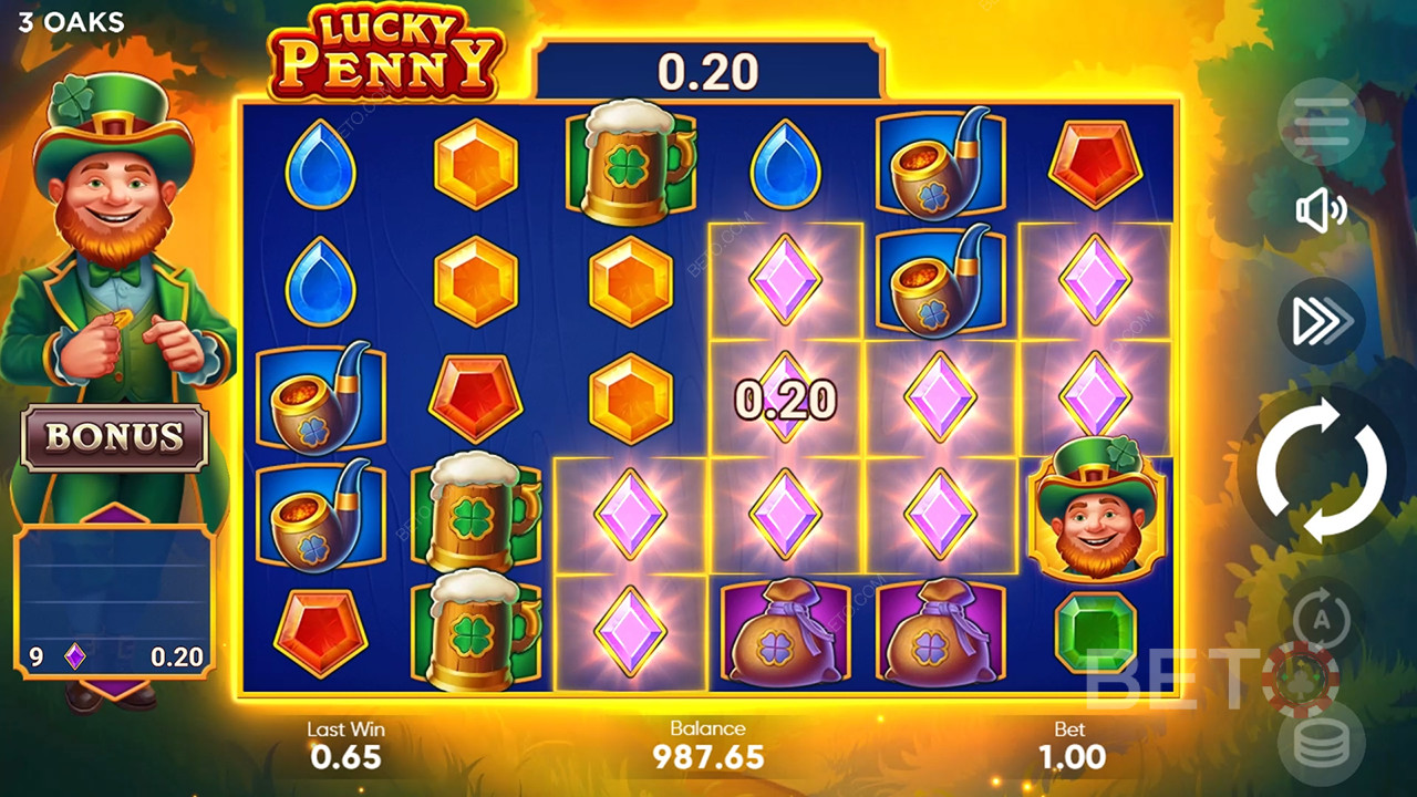 Как играть в Lucky Penny от 3 Oaks Gaming