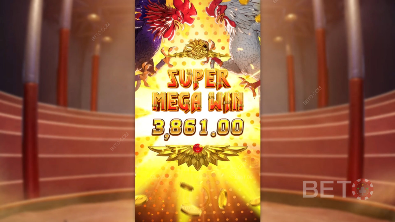 Выиграйте 20 000x вашу ставку в видеослоте Rooster Rumble!