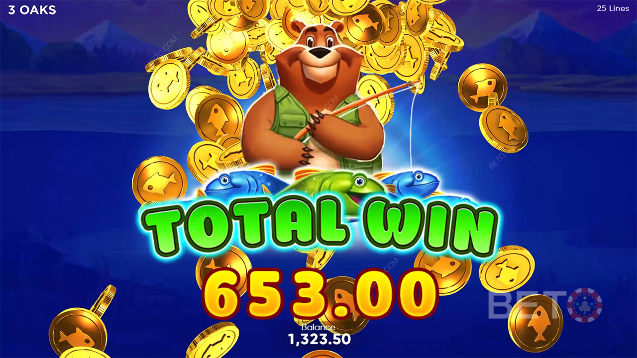 Выиграйте 2,500x вашу ставку в слоте Fishin