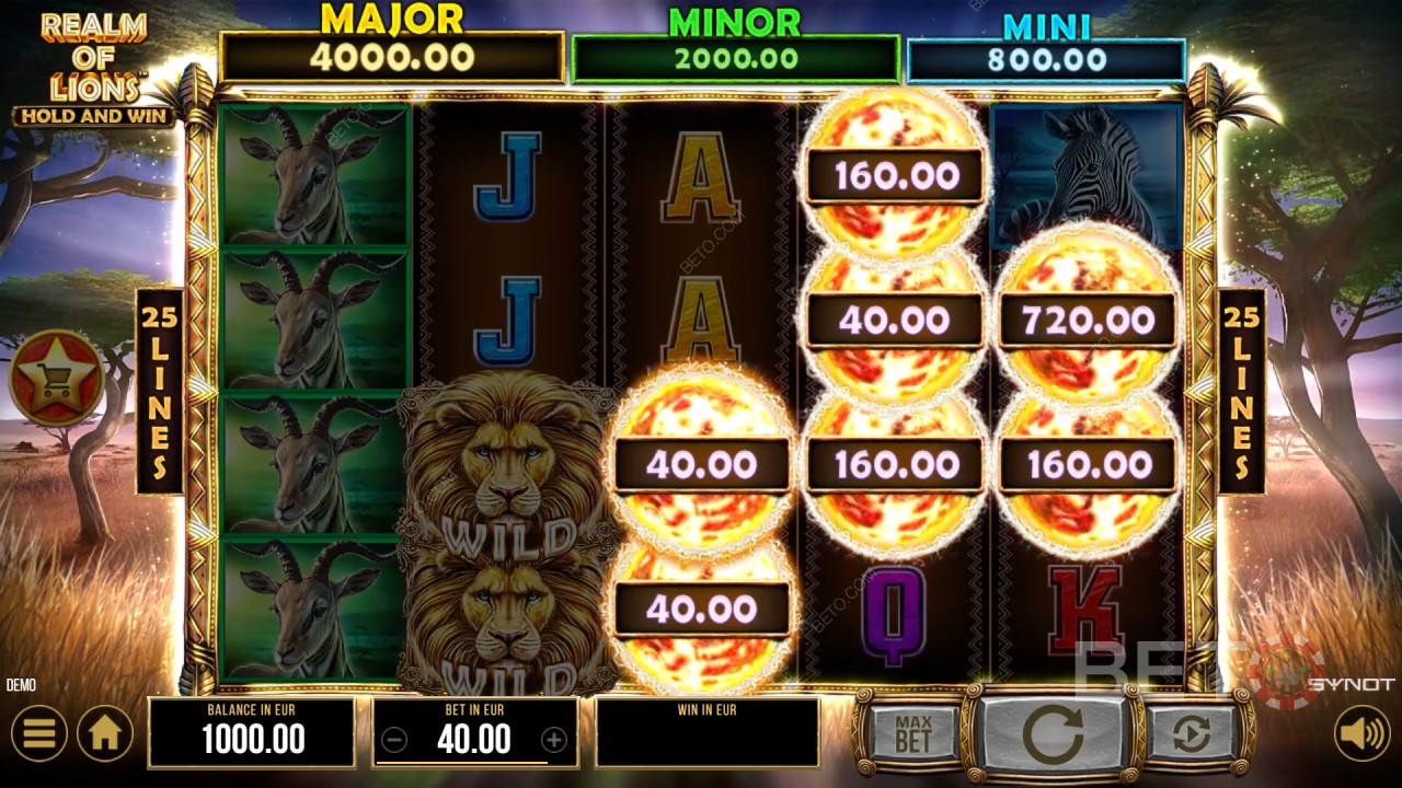 Обзор Realm of Lions от BETO Slots