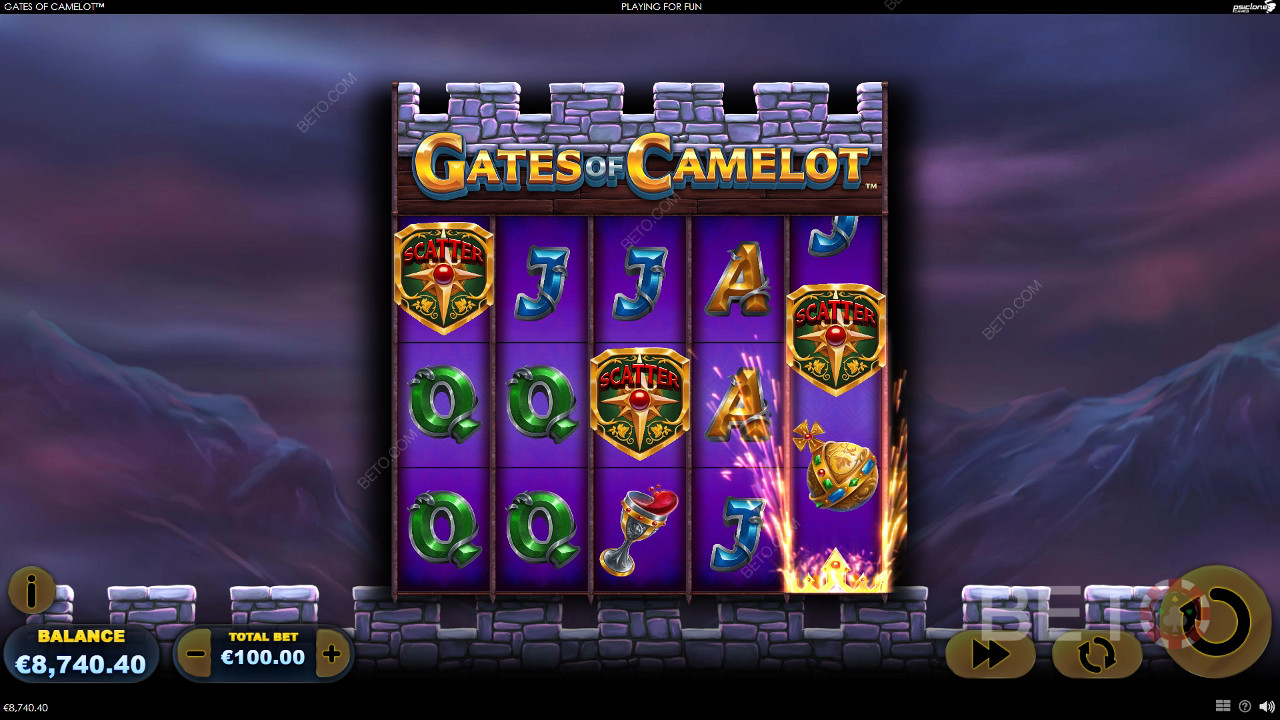 Обзор Gates of Camelot от BETO Slots