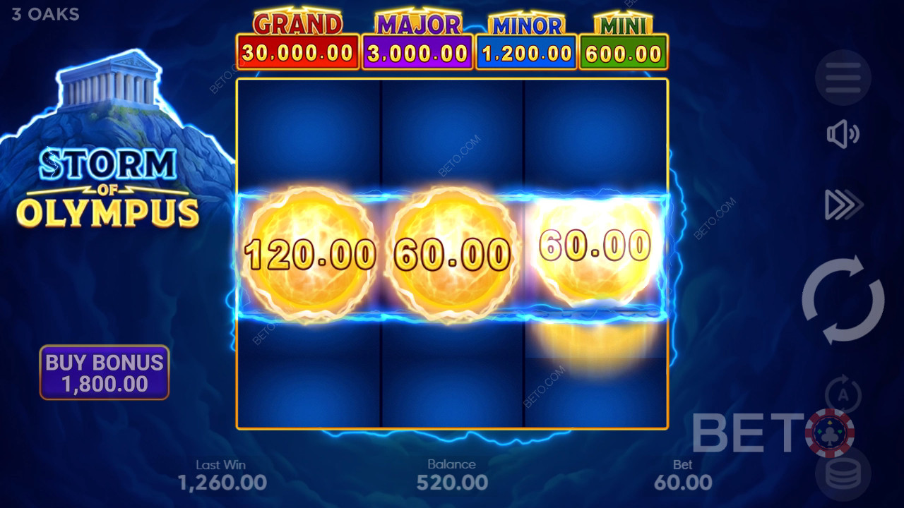 Обзор Storm of Olympus от BETO Slots