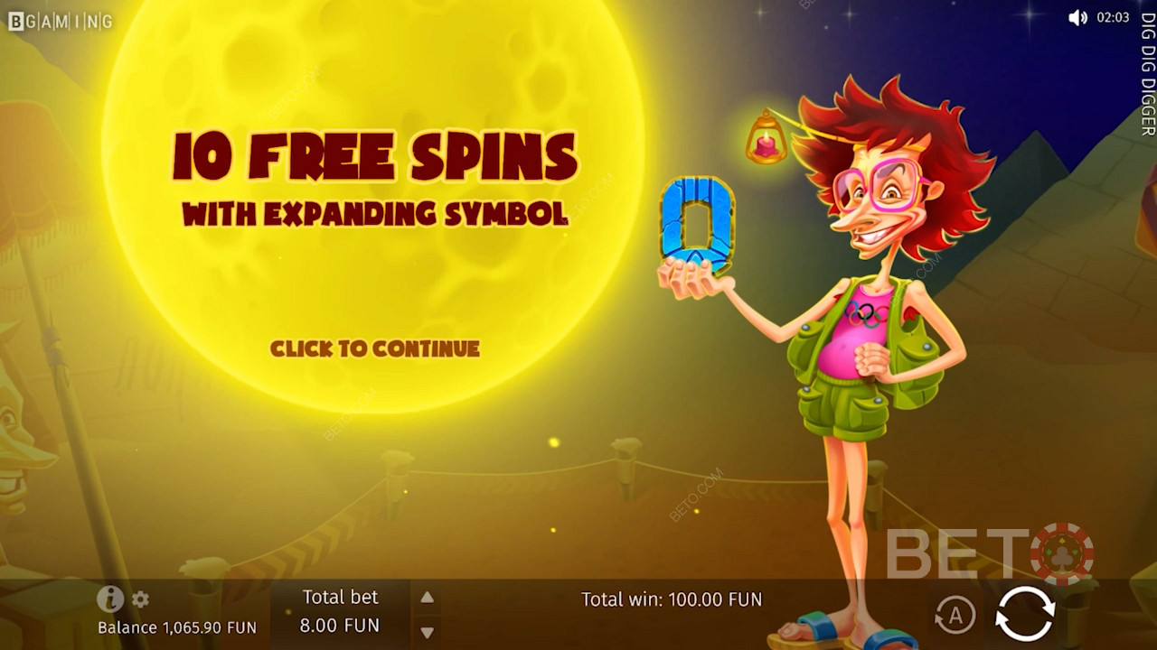 Запуск бонусного раунда Free Spins предоставляет игрокам 10 бесплатных вращений