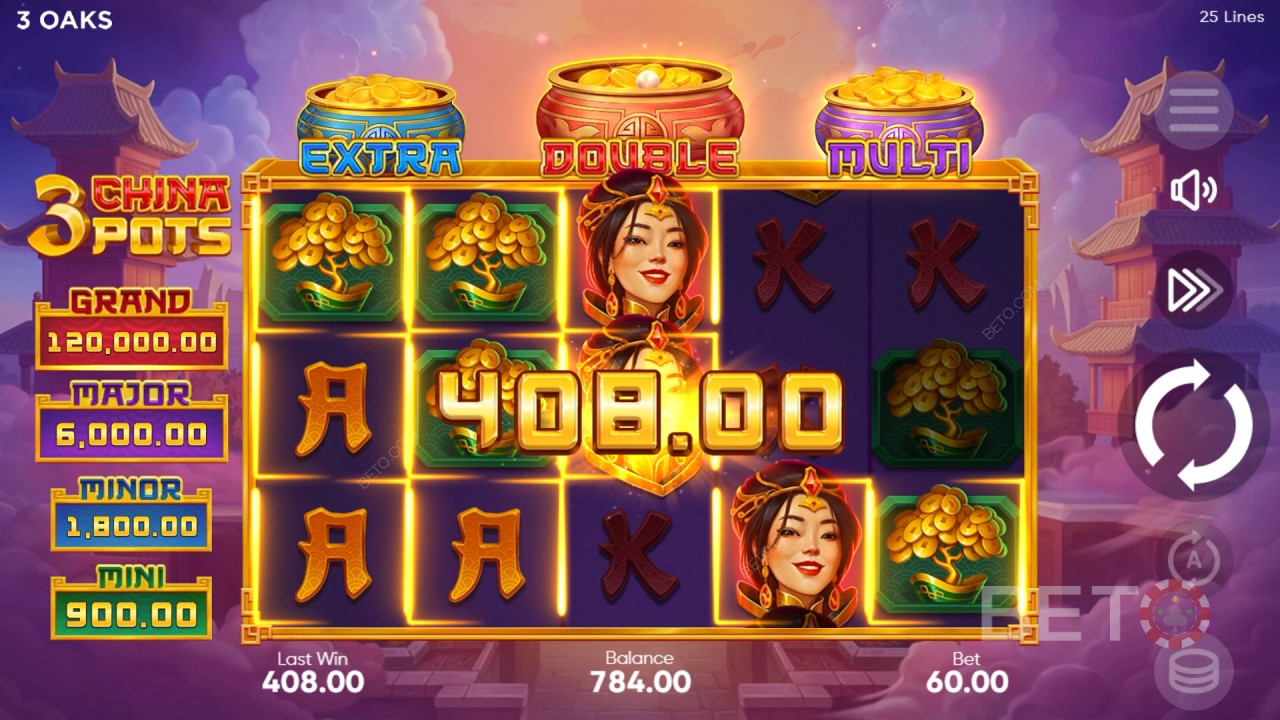 Обзор 3 China Pots от BETO Slots