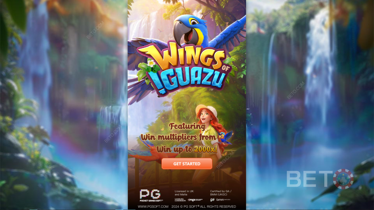 Выиграйте 2 000x вашу ставку в онлайн слоте Wings of Iguazu!
