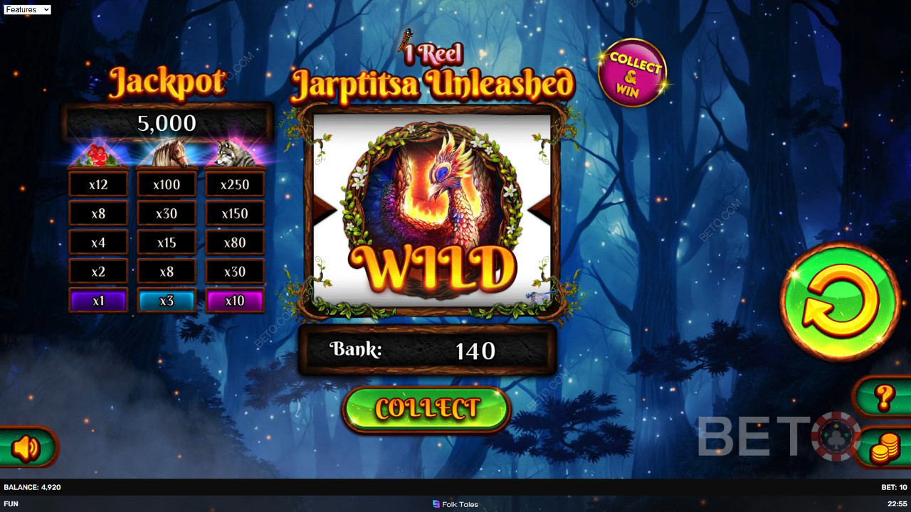 1 Reel Jarptitsa Unleashed Играть Бесплатно