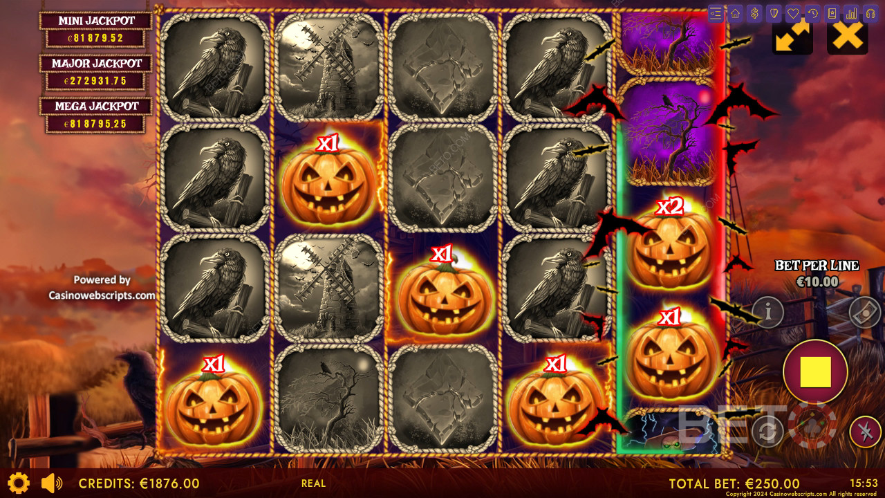 Haunted Haystacks - Spooky Hold and Win Играть Бесплатно
