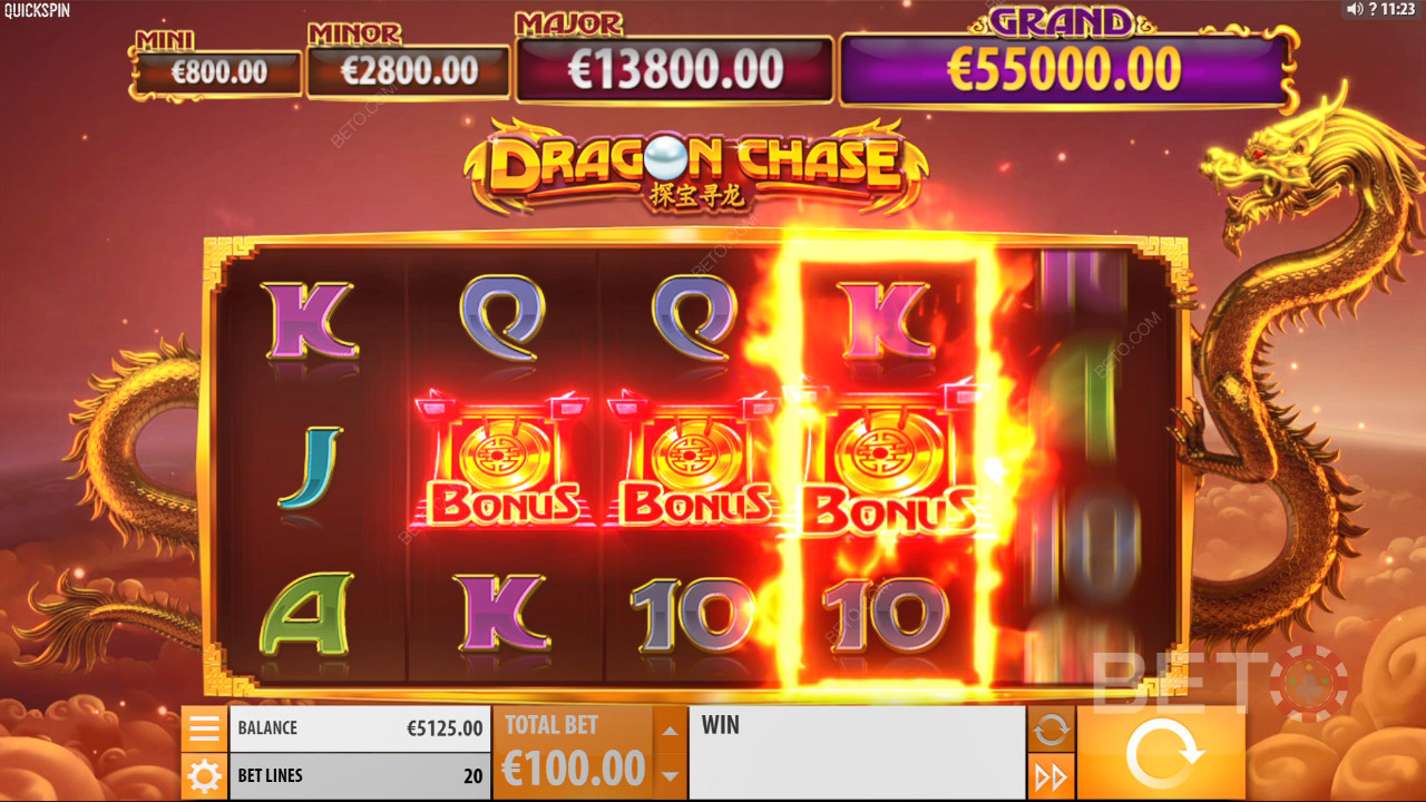 Обзор Dragon Chase от BETO Slots