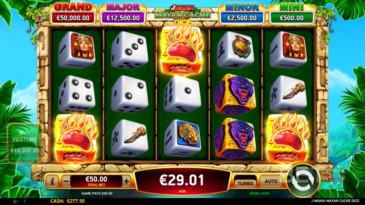 J Mania Mayan Cache Dice Играть Бесплатно