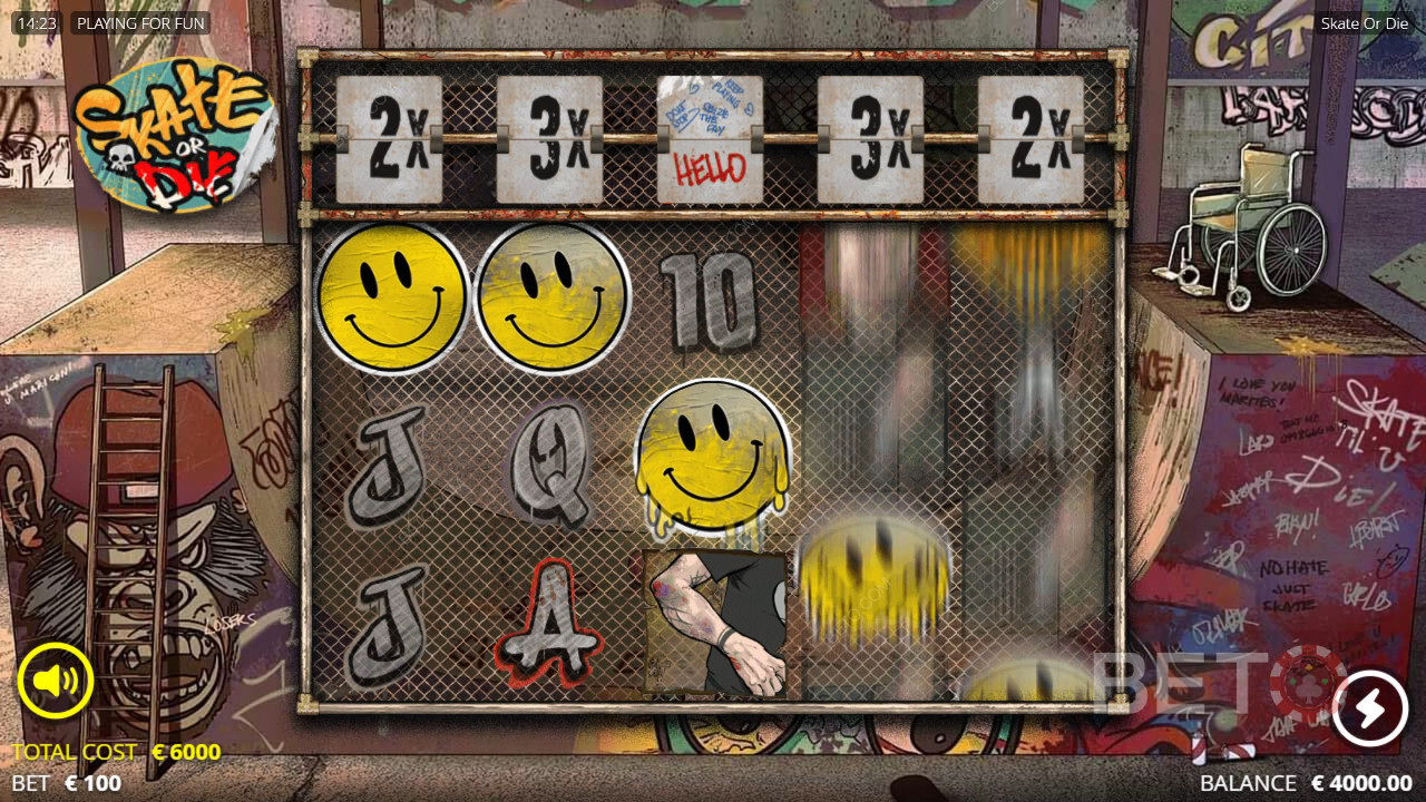 Skate or Die Review by BETO Slots