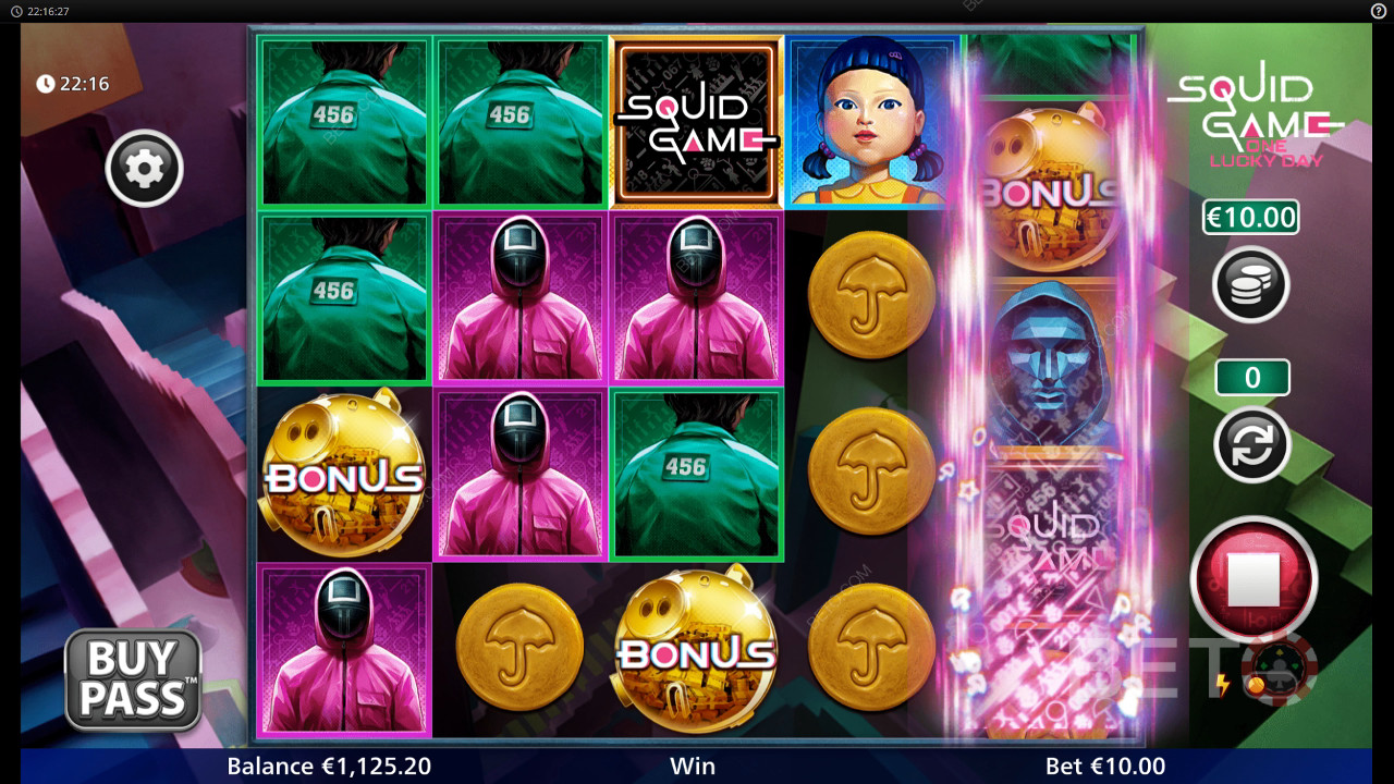 Игра Кальмар - Один счастливый день Обзор от BETO Slots