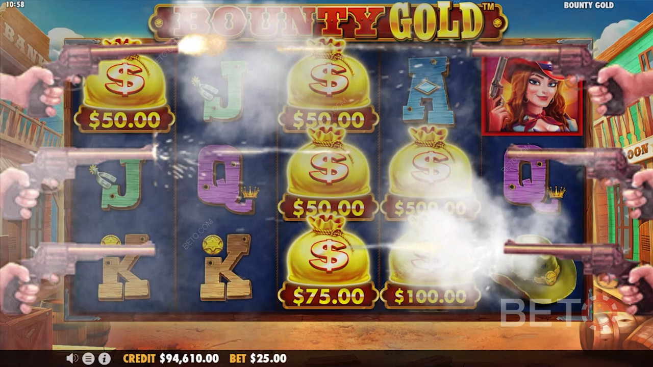 Специальные денежные символы в игре Bounty Gold