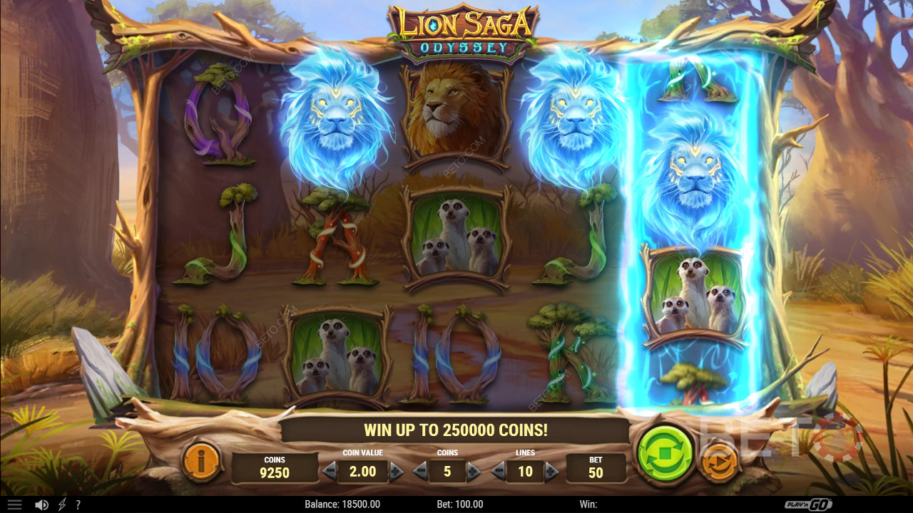 Lion Saga Odyssey Review by BETO Slots