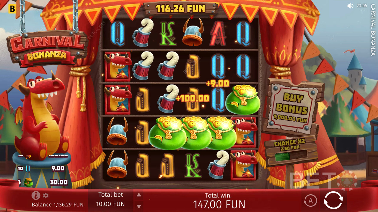 Обзор Carnival Bonanza от BETO Slots