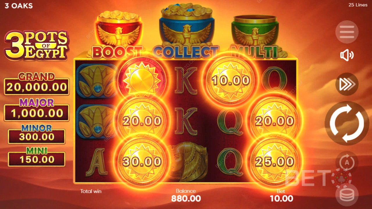 3 Pots of Egypt Играть Бесплатно