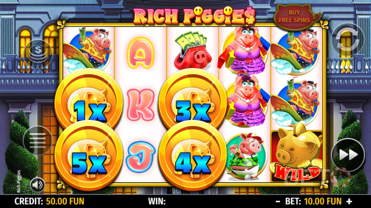Обзор Rich Piggies от BETO Slots