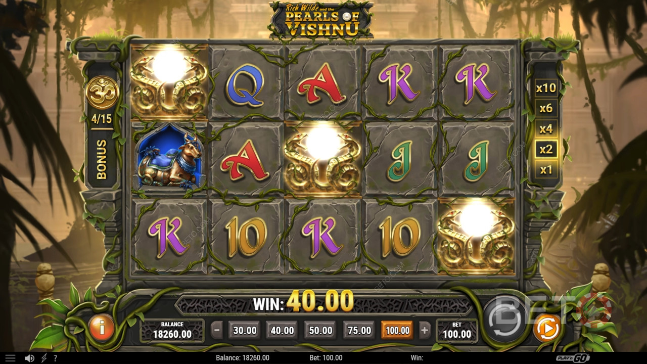 Богатый Вайлд и жемчуг Вишну Обзор от BETO Slots