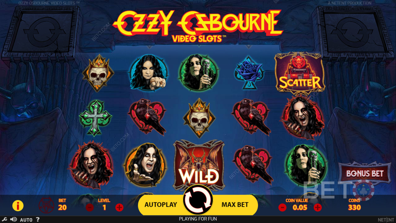Наслаждайтесь темой, посвященной знаменитому Оззи, в онлайн-слоте Ozzy Osbourne