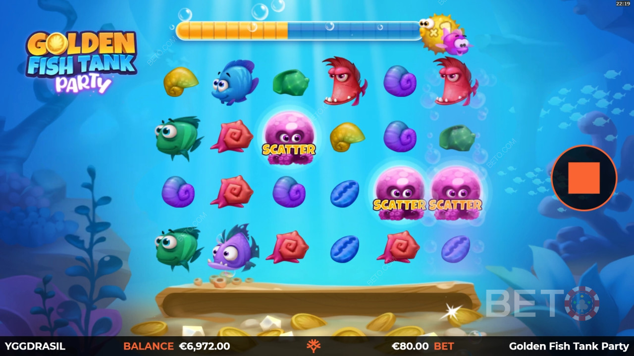 Golden Fish Tank Обзор вечеринок от BETO Slots