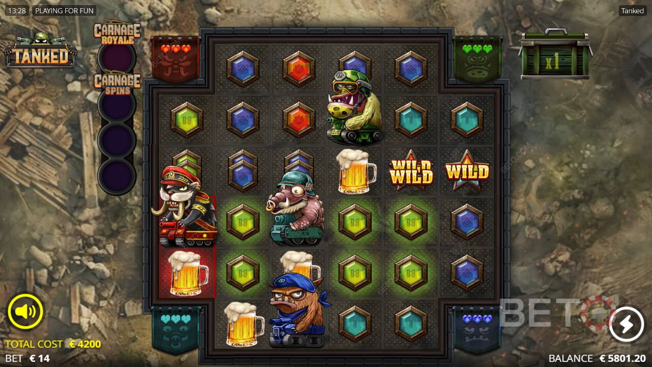 Tanked Review by BETO Slots