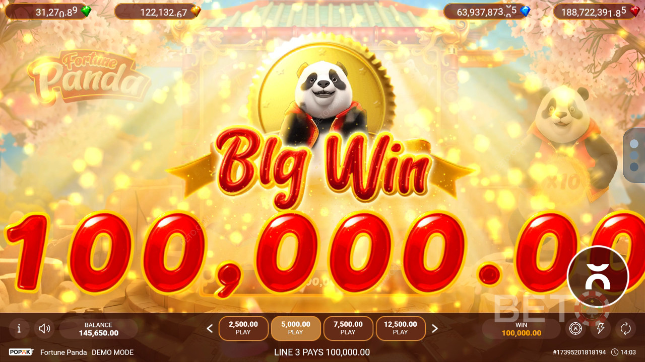 Выиграйте 2,500x вашу ставку в онлайн слоте Fortune Panda!