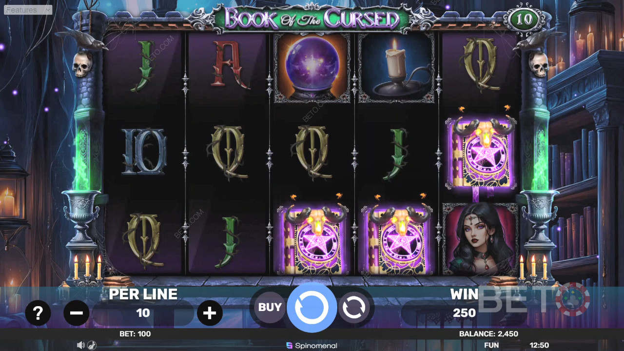 Обзор Book of the Cursed от BETO Slots