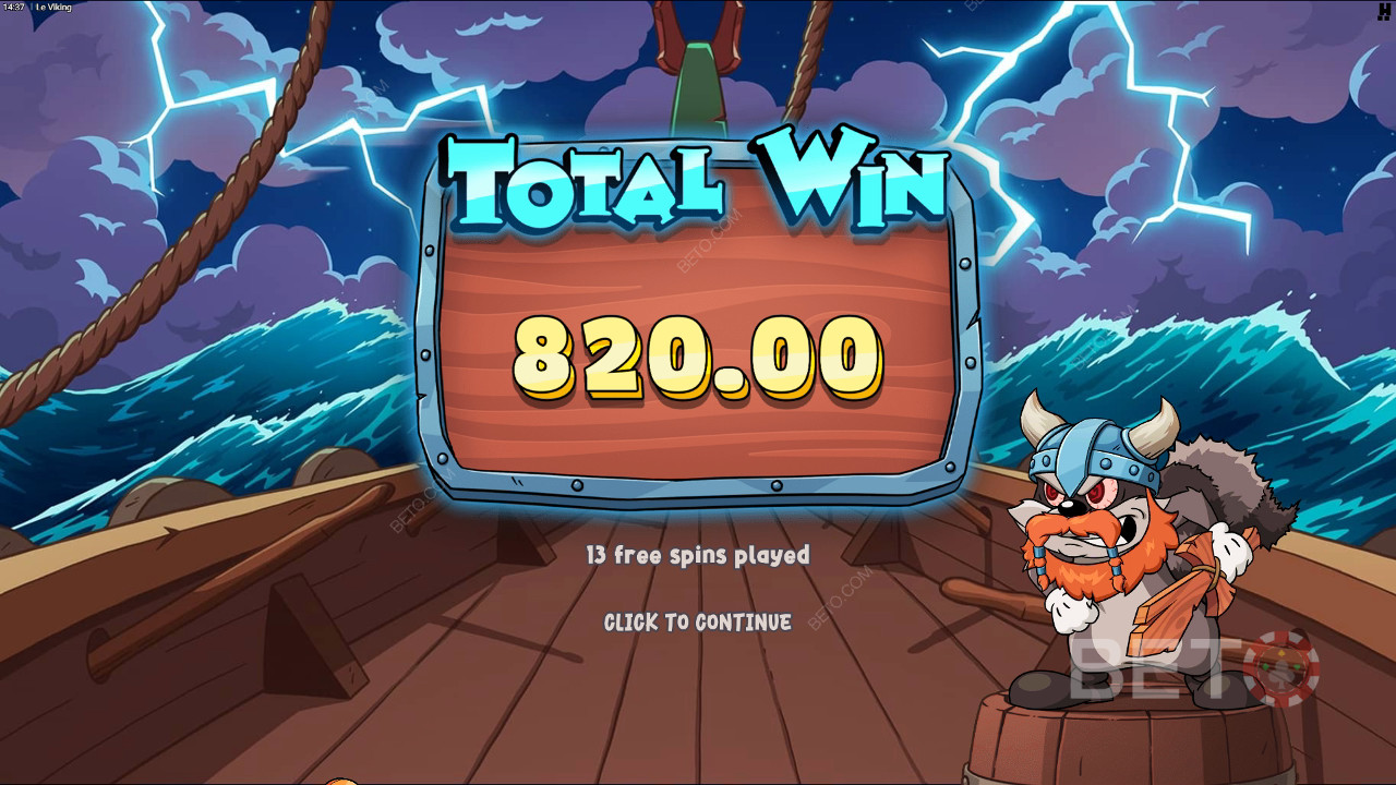 Выиграйте 10 000x вашу ставку в онлайн слоте Le Viking!
