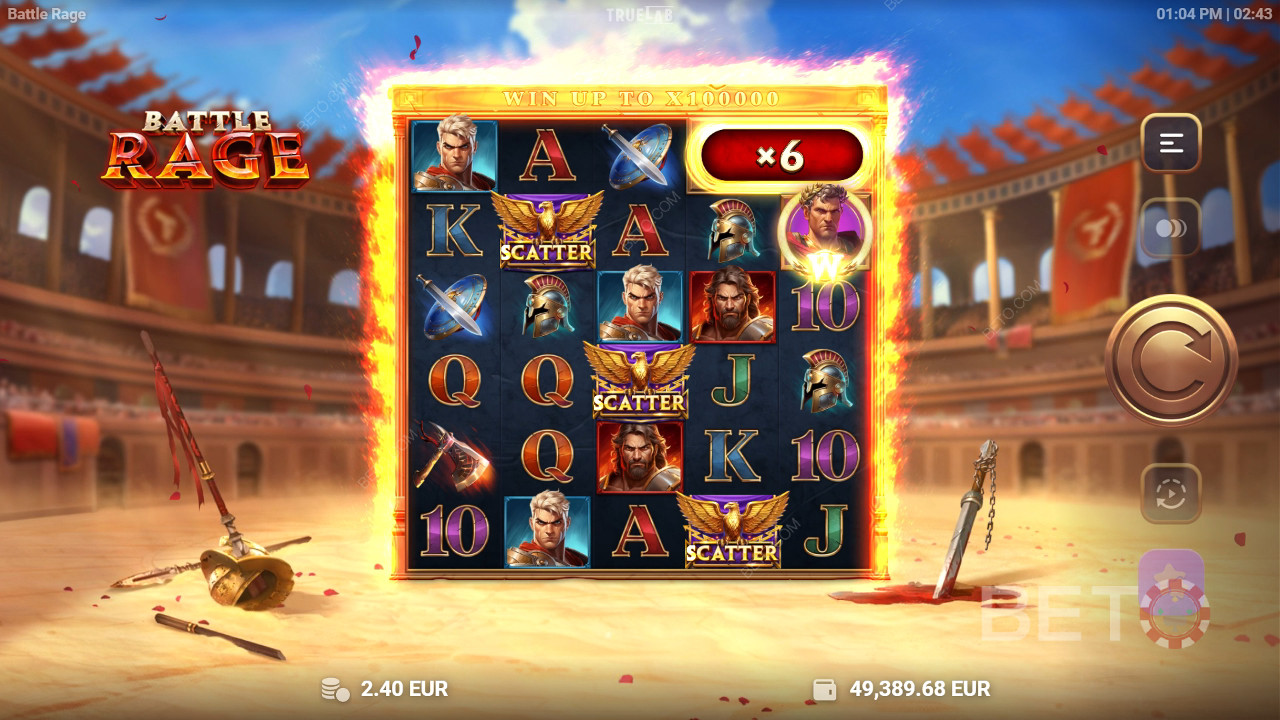 Обзор Battle Rage от BETO Slots