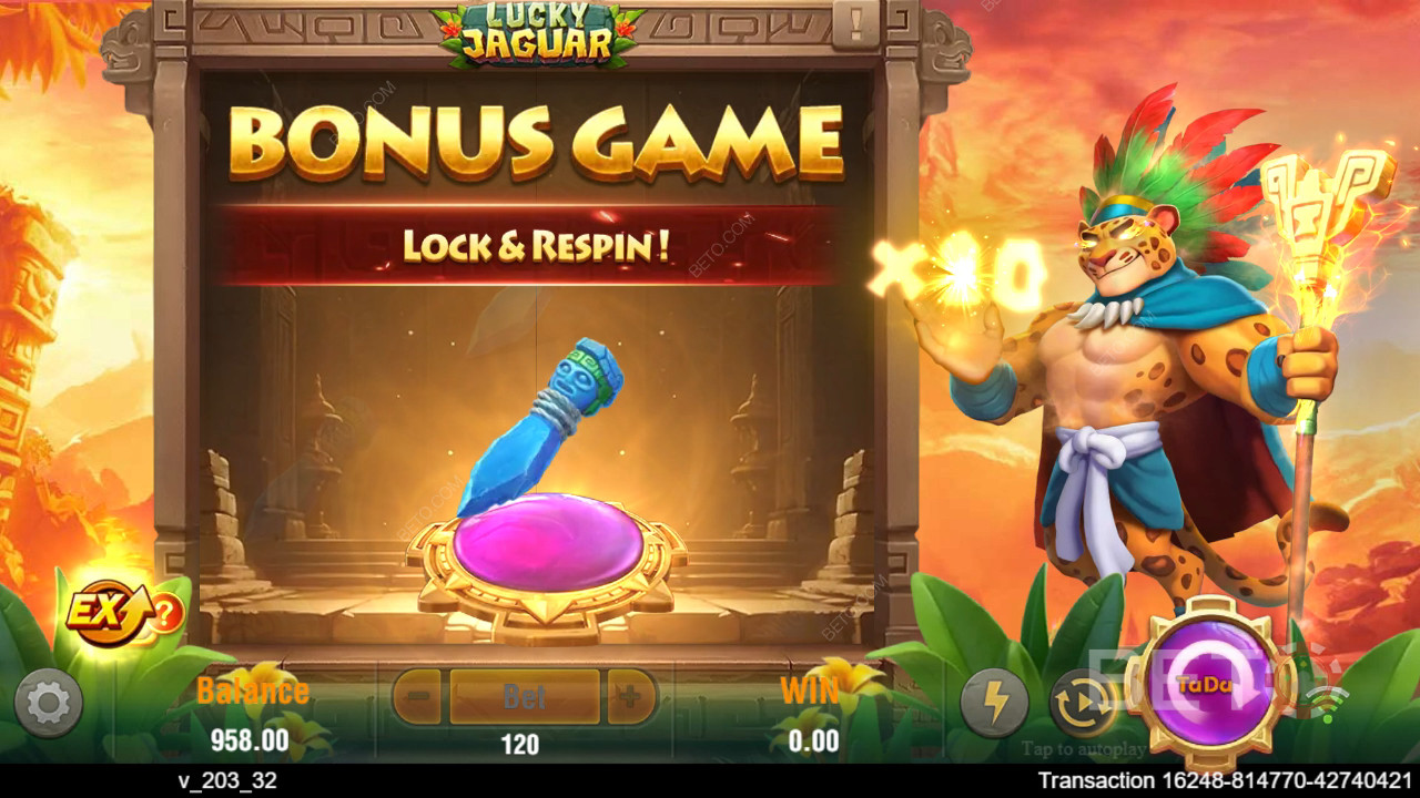 Бонусные функции в Lucky Jaguar от TaDa Gaming