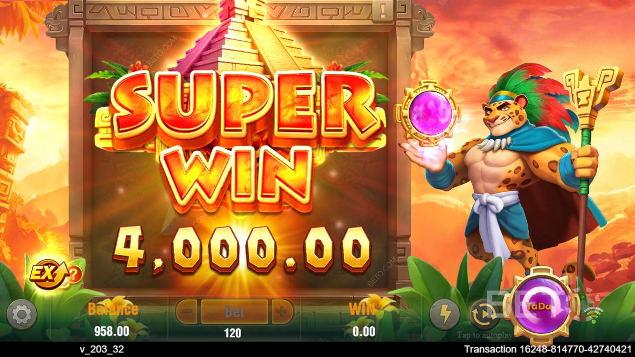 Выиграйте 4 500x вашу ставку в видеослоте Lucky Jaguar!