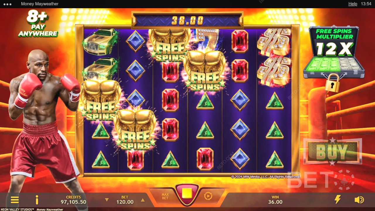 Обзор Money Mayweather от BETO Slots