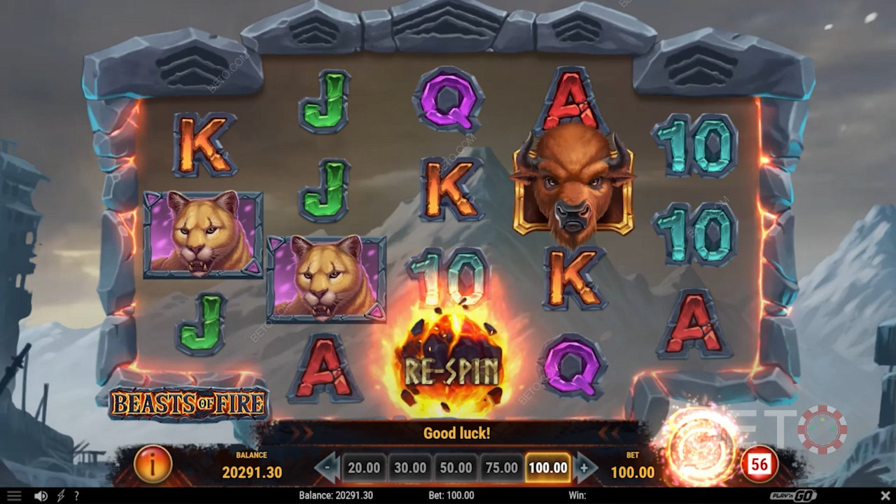 Специальные символы метеоритов в игре Beasts of Fire
