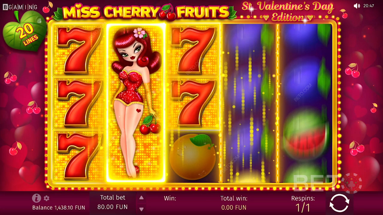 Сетка 5x3 в Miss Cherry Fruits
