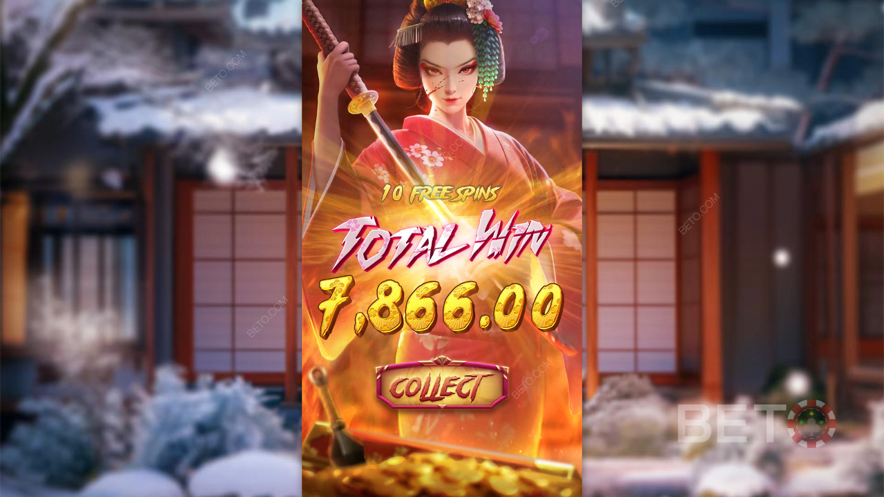 Выиграйте 5 000x вашу ставку в слоте Geisha