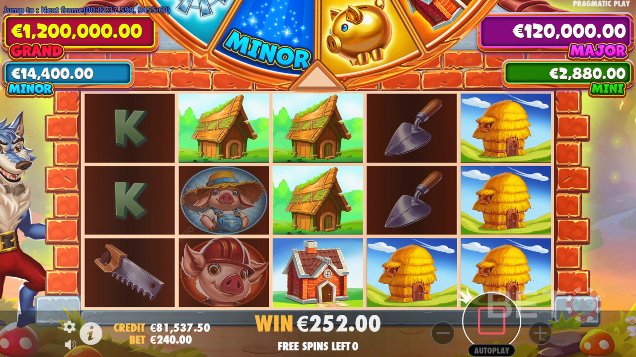 Бонусные функции, объясненные в Brick House Bonanza by Pragmatic Play