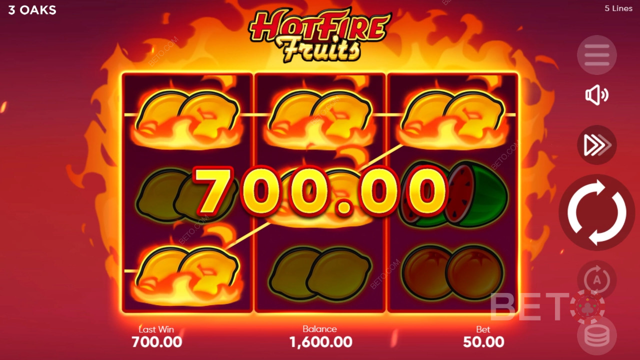 Hot Fire Fruits Играть Бесплатно