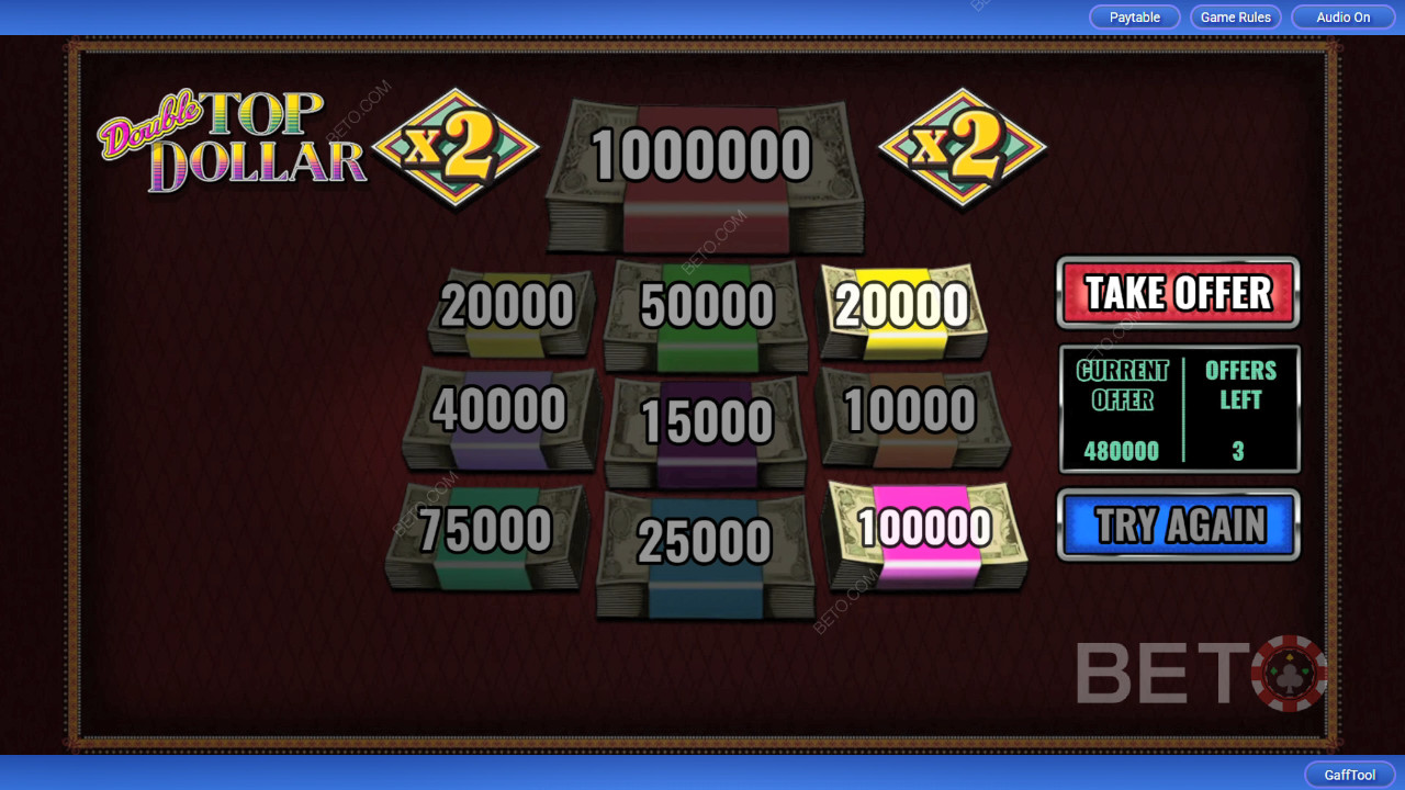 Выиграйте 4 000x вашу ставку в игровом автомате Double Top Dollar!