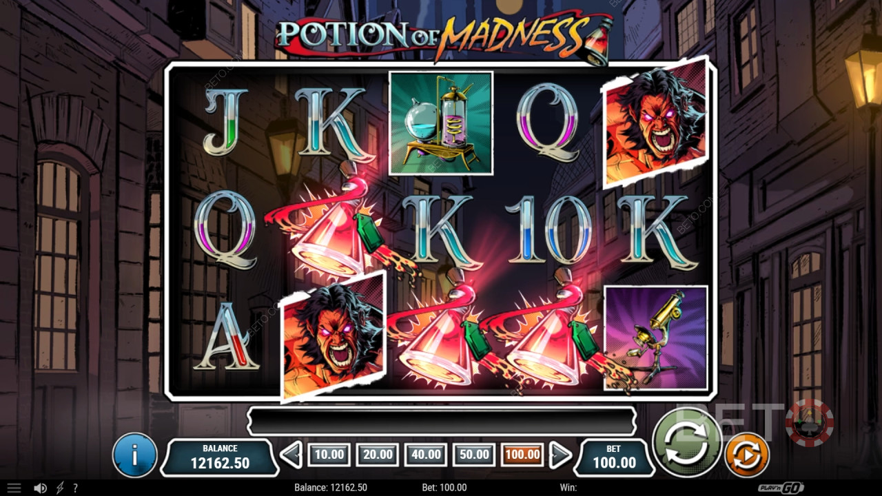 Обзор Potion of Madness от BETO Slots
