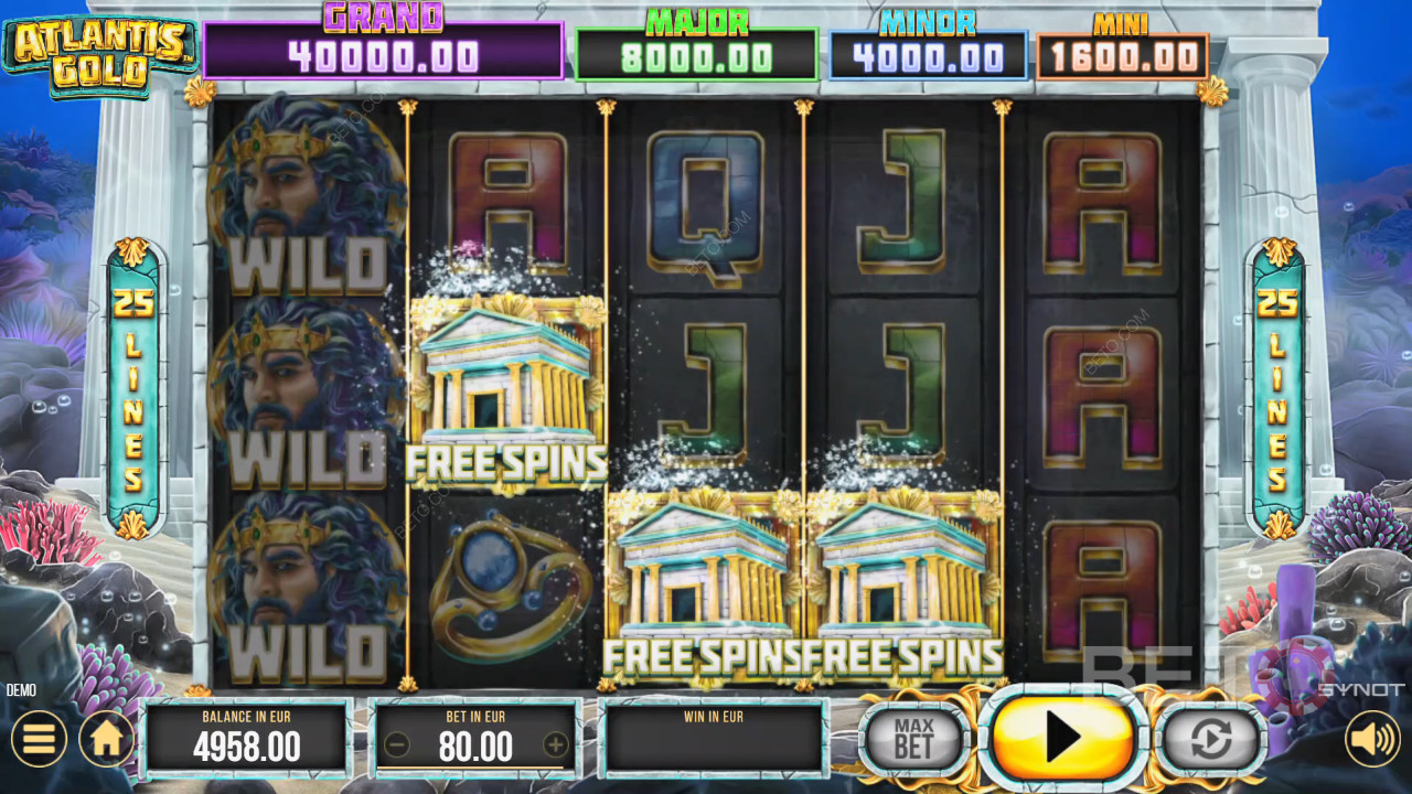 Atlantis Gold (SYNOT) Играть Бесплатно