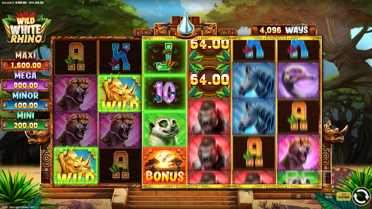 Wild White Rhino Играть Бесплатно