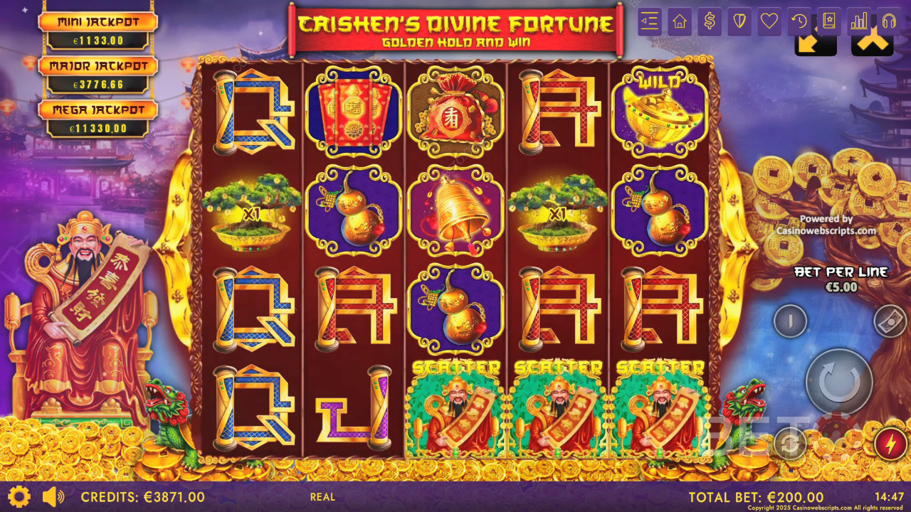 Caishen's Divine Fortune Играть Бесплатно