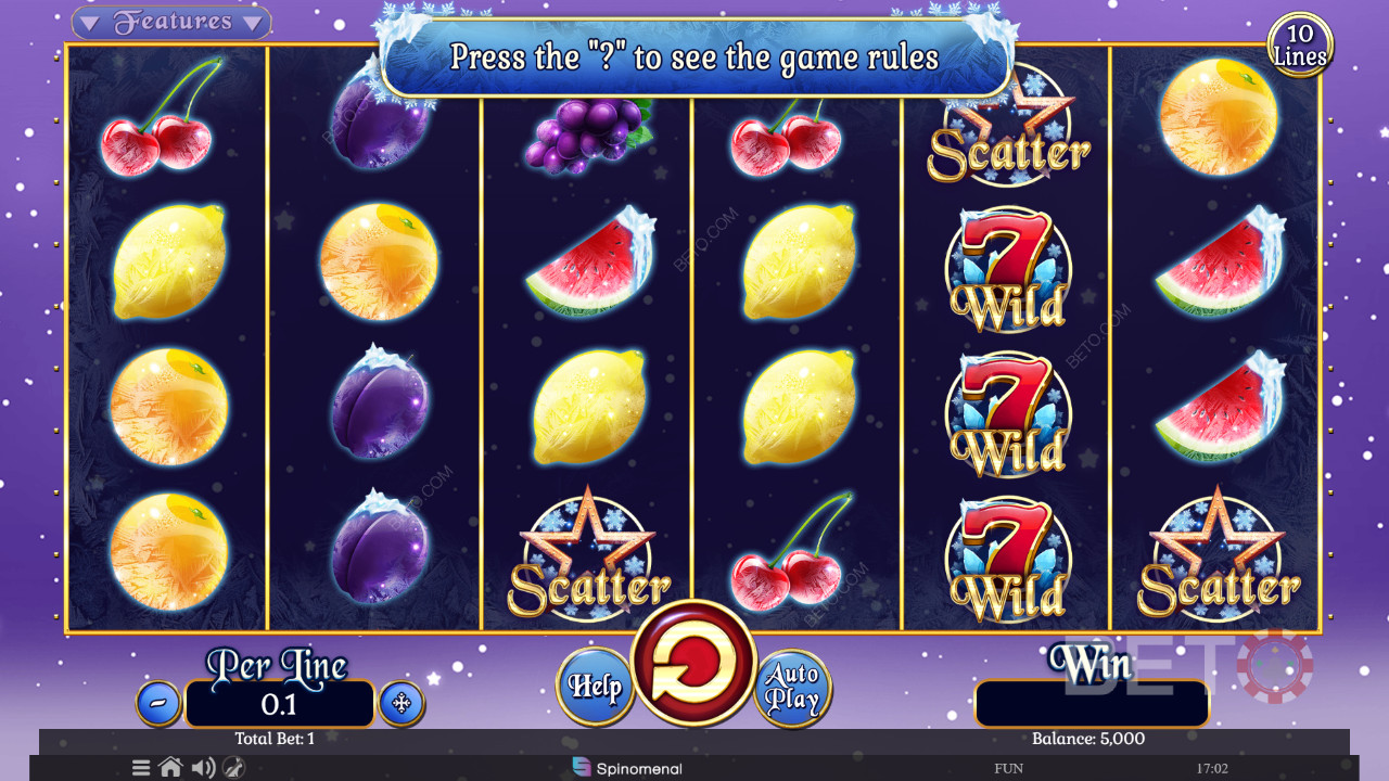 Fruits On Ice Collection 10 Lines Review by BETO Slots